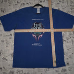XL - Vintage Y2K full throttle blue demon energy drink shirt