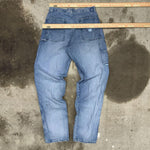 Vintage y2k cinch carpenter 90s faded light wash denim pants