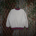 Large - Vintage Y2K WMS warriors stripe 1/4 zip sweatshirt