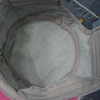 OSFA - Vintage Y2K cross flower femme 00 embroider cadet hat