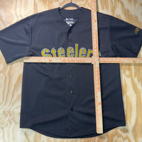 Vintage Y2K Pittsburgh Steelers embroider 90 baseball jersey