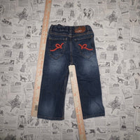 3T - Vintage Y2K rocawear denim pants embroider youth jeans