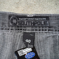 Vintage Y2K GRAIL baggy 2000s southpole red tab jorts shorts