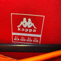 Vintage y2k roma 2007/08 kappa maglia wind 00s soccer jersey