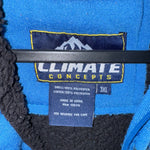 Vintage Y2K climate concept fleece line grunge stripe hoodie