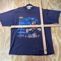 Vintage Y2K Denver Broncos John Elway 1990s nfl faded tshirt