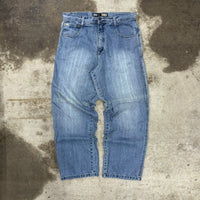 Vintage Y2K SouthPole beige tab 00s baggy faded grunge pants