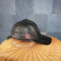 OSFA - Vintage / Y2K  Leather NFL Raiders Football Team Hat