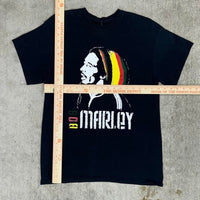 Vintage y2k rasta bob marley t-shirt