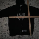 L - Vintage / Y2K 2000's Raiders Embroidered Zip-up Hoodie