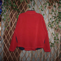 Lrg-Vintage Y2K Old Navy 1/4 zip embroider fleece sweatshirt