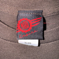 Vintage Y2K mad engine invisible man bowling character shirt