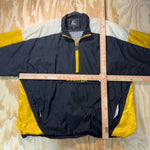 vintage Y2K starter embroidered 1990s half zip windbreaker