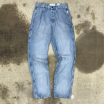 Vintage y2k cinch carpenter 90s faded light wash denim pants