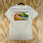 Vintage "I survived" pigeon pass marathon 1980s t-shirt