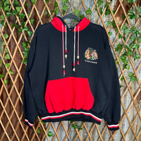 Vintage Y2K Chicago Blackhawks embroider 1990s double hoodie