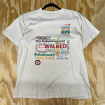 Vintage y2k american heart walk 1990s t-shirt