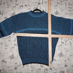 Large - Vintage Y2K Michael Gerald knit 90s striped sweater