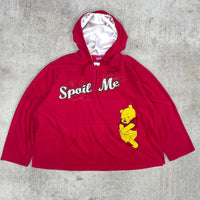 Vintage y2k "spoil me" quarter zip hoodie winnie the pooh sweatshirt