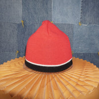 OSFA - Vintage / Y2K 00s skater style striped knitted beanie