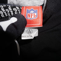 Small-Vintage Y2K NFL 00s embroider Raiders pullover hoodie