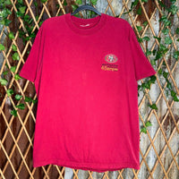 Vintage y2k san francisco 49ers niners 90 embroidered tshirt