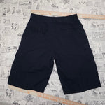 32 - Vintage Y2K Anchor blue 2000s baggy skate cargo shorts