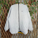 Vintage Y2K Nike 90s coat embroider reversible puffer jacket