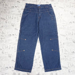 40 - Vintage Y2K denim blues Merrill Forbes carpenter jeans