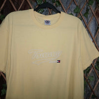 Large-Vintage Y2K Tommy jeans Hilfiger essential 00s t-shirt
