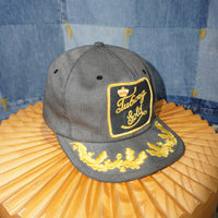 Vintage Y2K tuborg Gold beer gold leaf embroidered bill hat