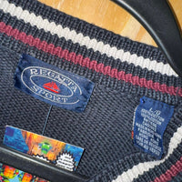 Vintage y2k regatta sport argyle 1990s golf knitted sweater