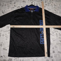 XXL - Vintage / Y2K PACO sport jeans 1/4 zip hip hop t-shirt