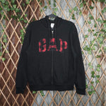 M- Vintage / Y2K 2000s Gap big arch logo grunge plaid hoodie