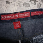 38 - Vintage Y2K Ecko UNLTD. denim baggy hip hop 2000s pants