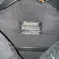 Vintage Y2K PACO jeans 90s embroider reversible windbreaker