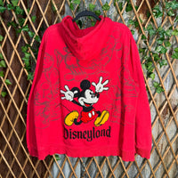 Vintage Y2K Mickey Mouse embroider disneyland 2000s hoodie
