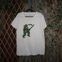 XL - Vintage / Y2K 80sTMNT Raphael Cartoon Front Graphic Tee