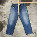 Vintage y2k levis baggy fit light wash faded 00s denim jeans