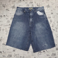 34 - Vintage / Y2K baggy wide leg faded 2000s hip hop jorts