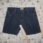 40 -Vintage Y2K JNCO denim shorts 00s embroider pocket jorts
