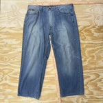 Vintage y2k enyce embroidered faded 2000s baggy pants jeans