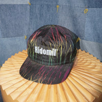OSFA - Vintage ridomil embroider abstract cracked tiedye hat
