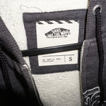 Small-Vintage Y2K vans off the wall zip up 00s skate hoodie