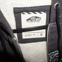 Small-Vintage Y2K vans off the wall zip up 00s skate hoodie