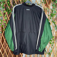 Vintage y2k adidas 1990s 2 tone embroider windbreaker jacket