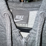 Vintage Y2K Nike zip up grey Tag 00s embroider zip up hoodie