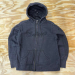 Vintage carhartt femme spell out embroidered zip up hoodie