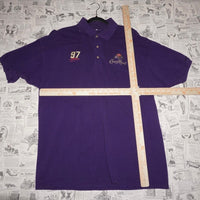 XL - Vintage / Y2K crown royal embroider 1990s polo t-shirt
