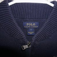 7 - Vintage Y2K polo Ralph Lauren zip up knitted 00s sweater